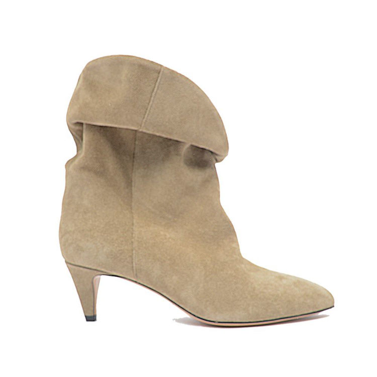 Ung Trække ud med sig Isabel Marant Dernee suede wide boot black 3499,- online hos Milium