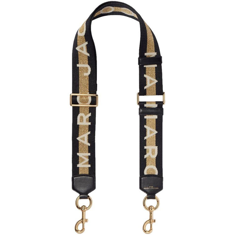 duft nedadgående Sygdom Marc Jacobs MJ Graphic webbing strap, taske rem sort online hos Milium