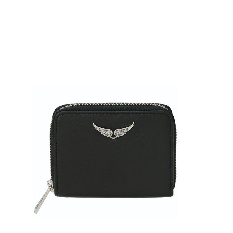 Zadig & Voltaire ZV mini classic coin purse. Sort vinger 599,- online hos Milium