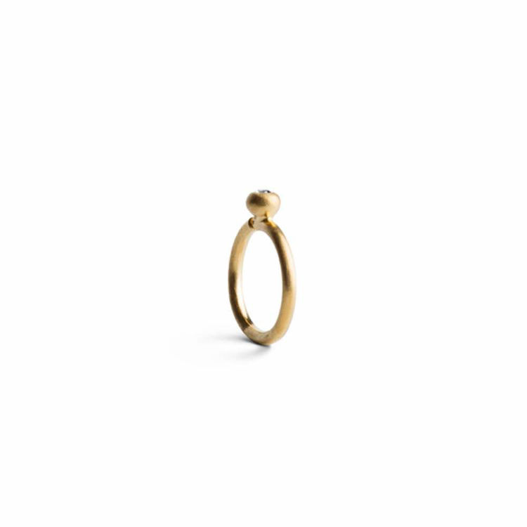 diamond twist earring