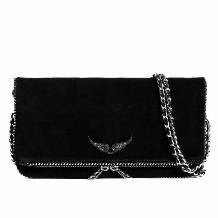 Rock suede strass pipin bag