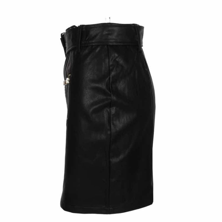 vegan leather skirt