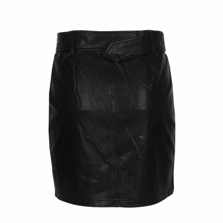 vegan leather skirt