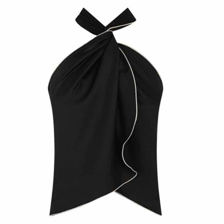 satin tie top bindebånd