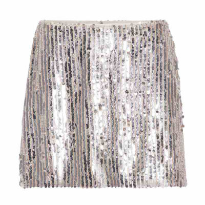 sequin mini skirt