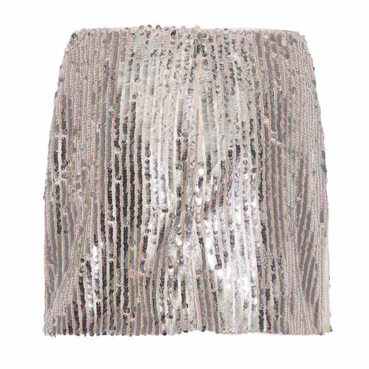 sequin mini skirt