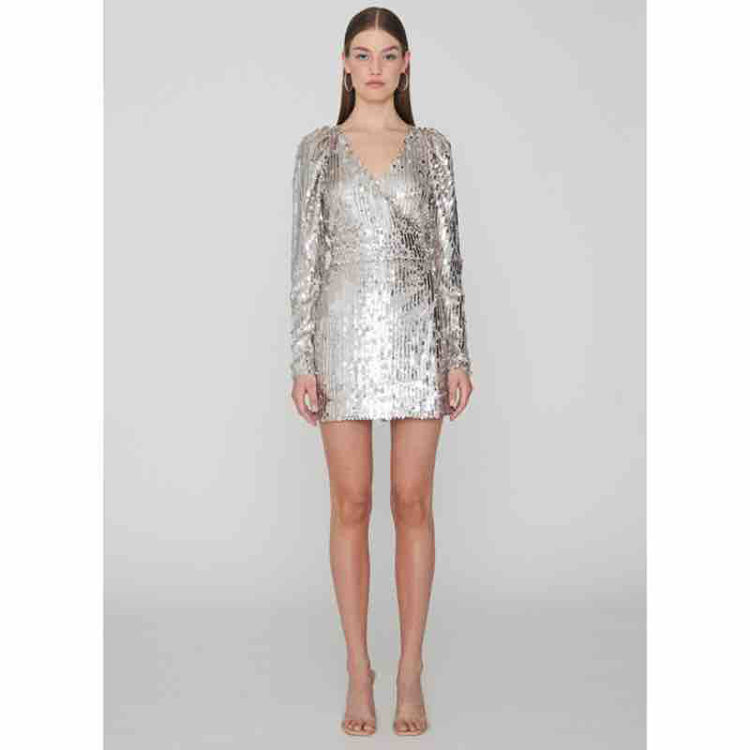 dress sequin wrap