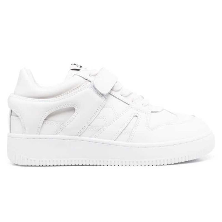 Isabel Marant Baps hvide sneakers chunky sål og velcro lukning