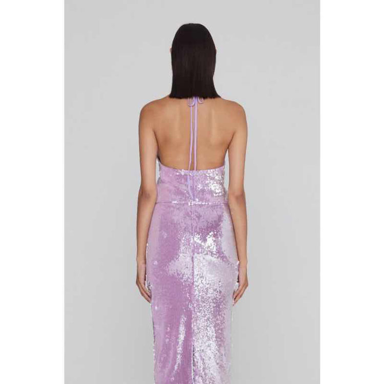sequin halterneck top