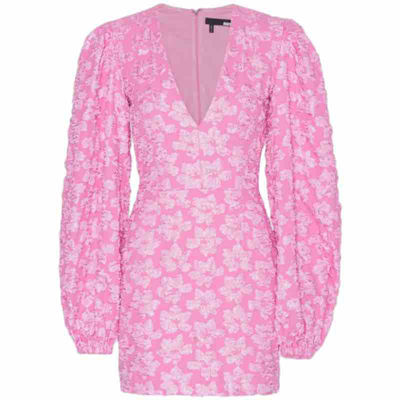 dress flower jacquard