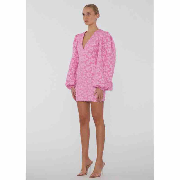 dress flower jacquard