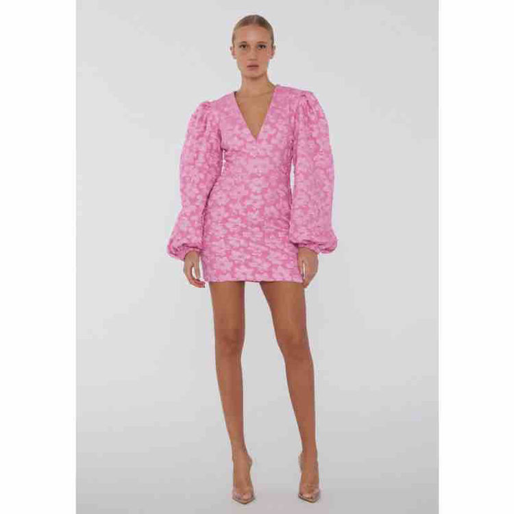 dress flower jacquard