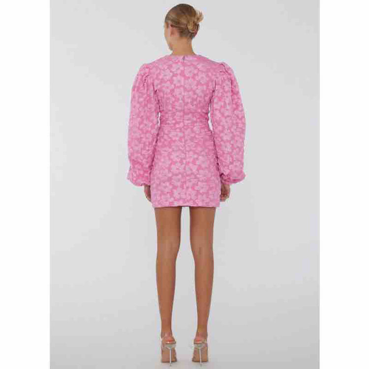 dress flower jacquard
