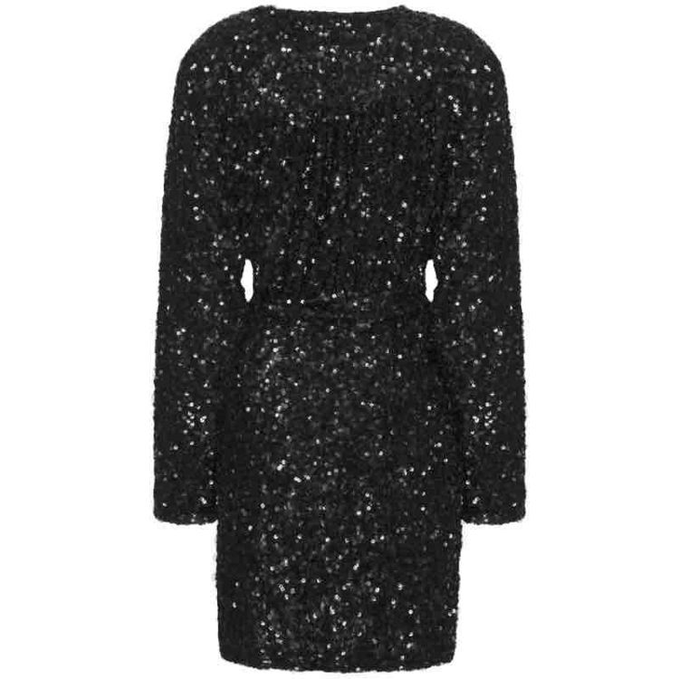 wrap dress sequin