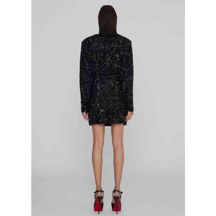 wrap dress sequin