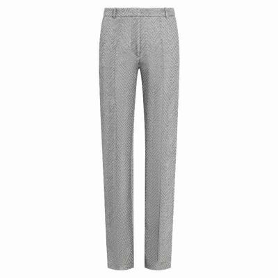 silver trousers