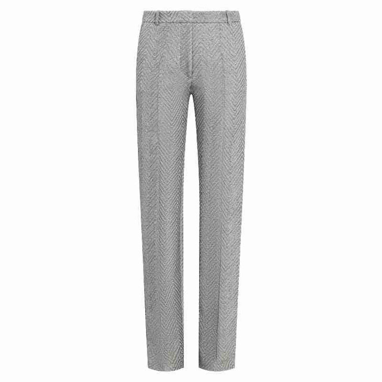 silver trousers