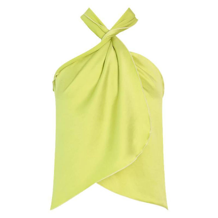 satin tie top bindebånd
