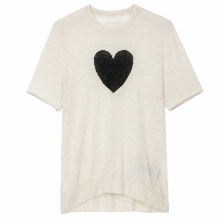 cashmere knit heart