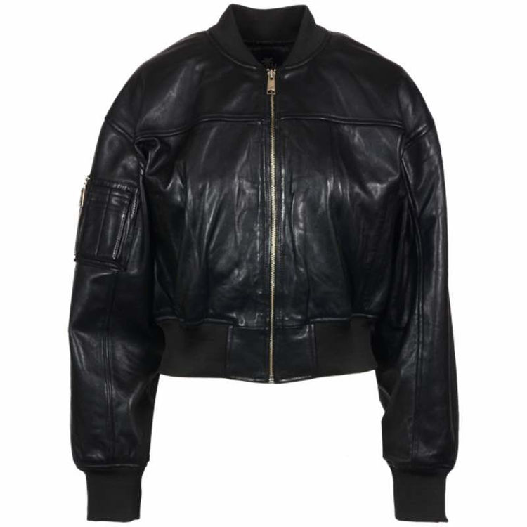 skind bomber jakke