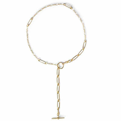 bridle necklace gold