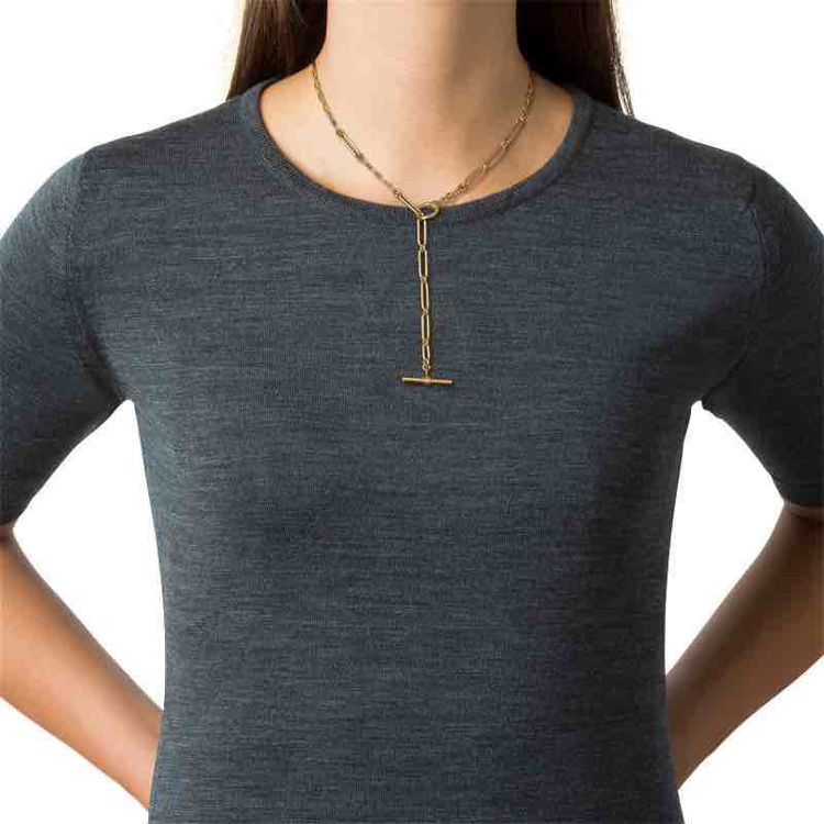 bridle necklace gold