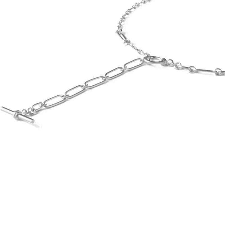 bridle necklace silver