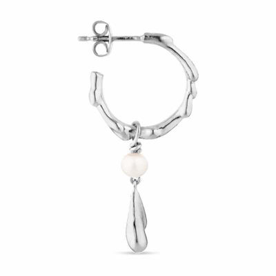 drippy hoop pearl silver