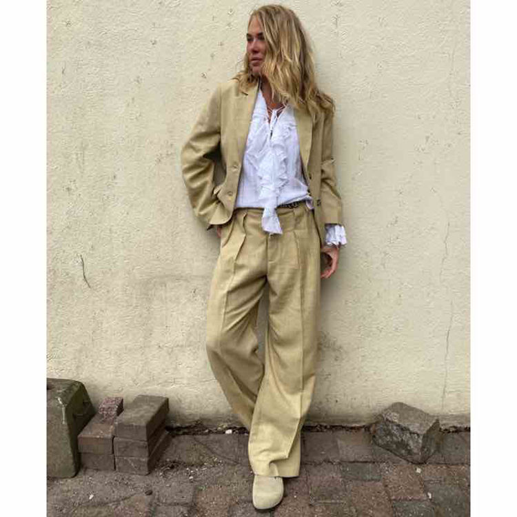 pants hør uld vidde