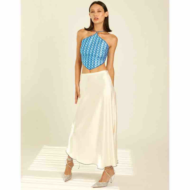 satin maxi skirt