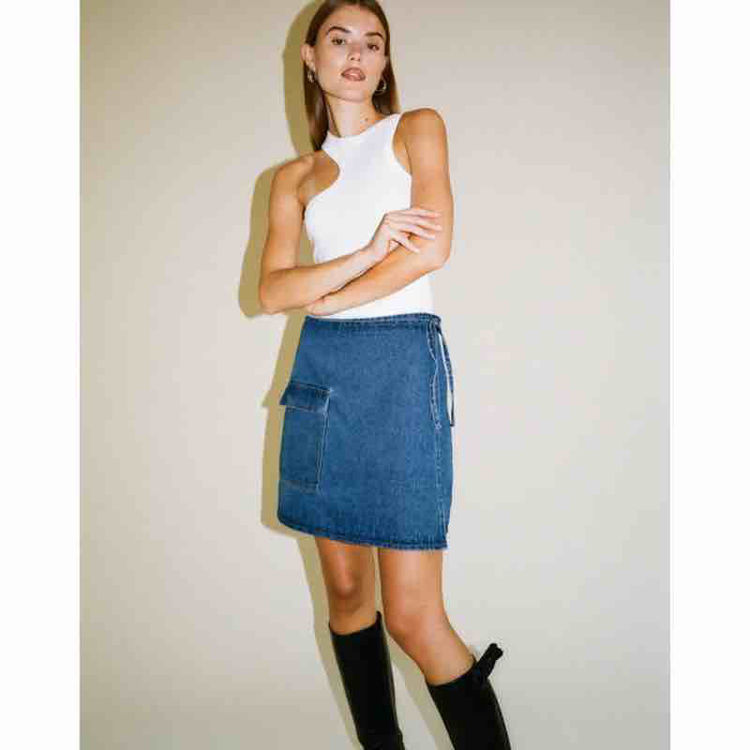 skirt denim
