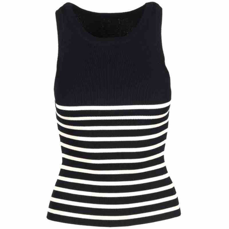 tank top black white