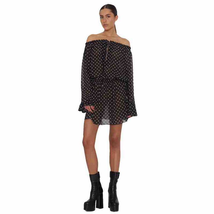 mini dress chiffon