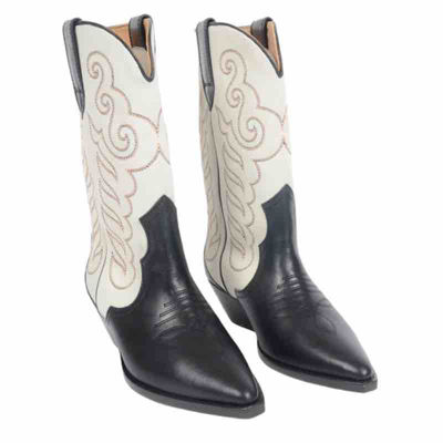 cowboy boots two tone