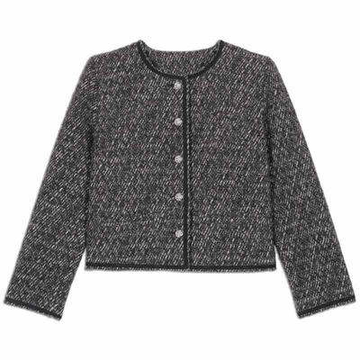 boucle kort jakke