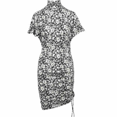 Jersey print kjole