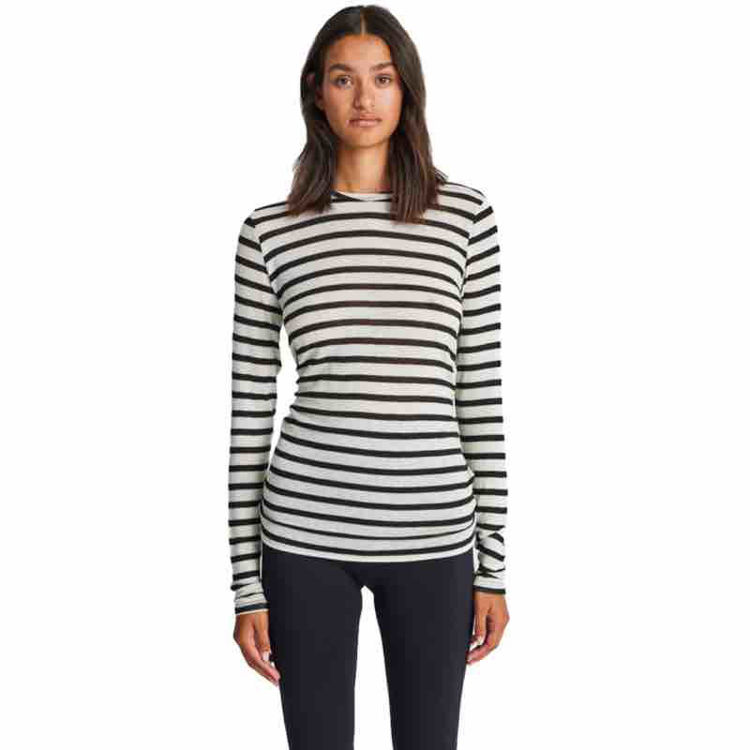 wool sailor top l/s