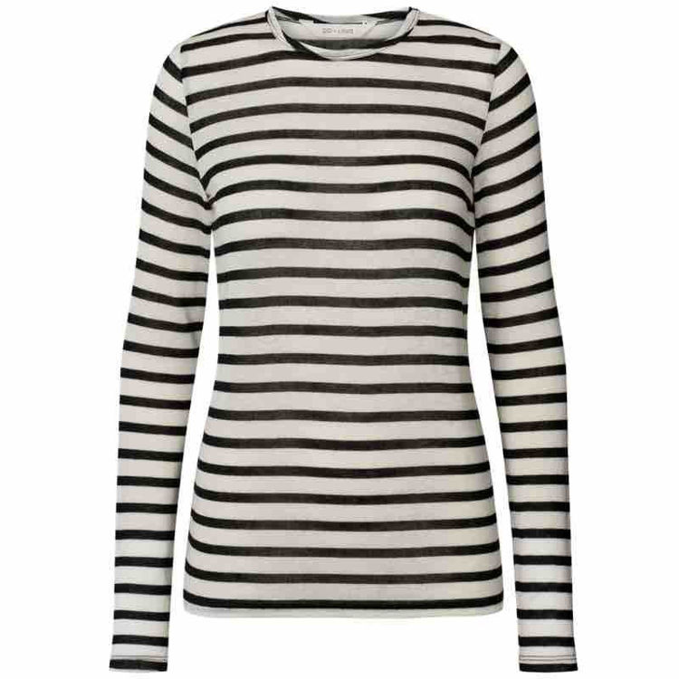 wool sailor top l/s
