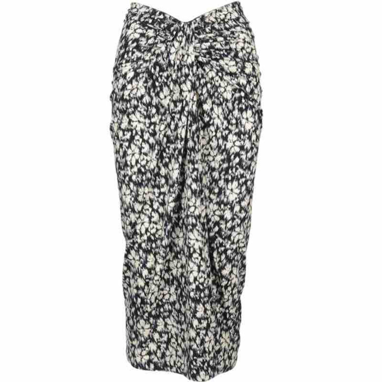 fordøje Opaque forbundet Isabel Marant Etoilé Jeldia print midi skirt. Printet stretchy midi nederdel  med smuk drapering