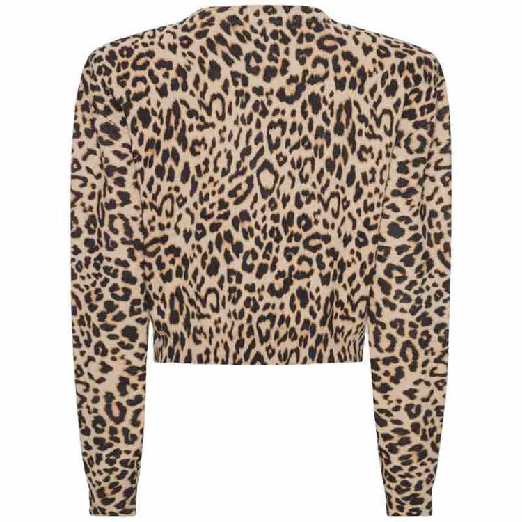 cardigan i leo print