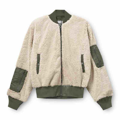 dusty bomber jacket