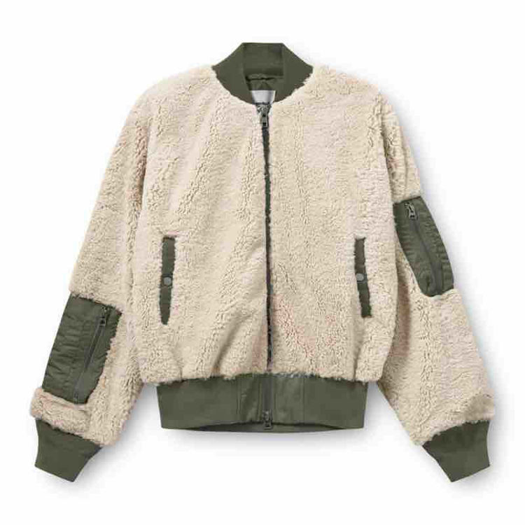 dusty bomber jacket