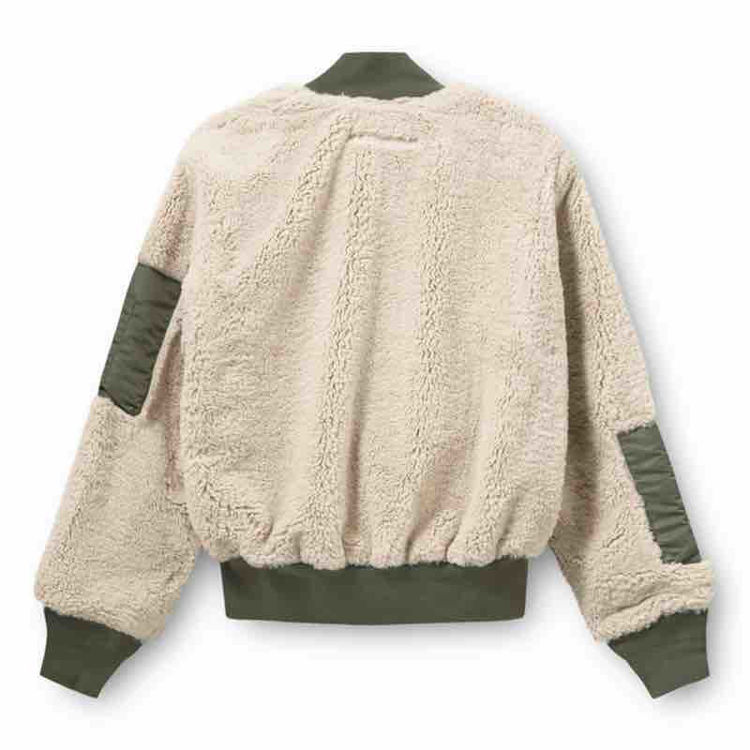 dusty bomber jacket