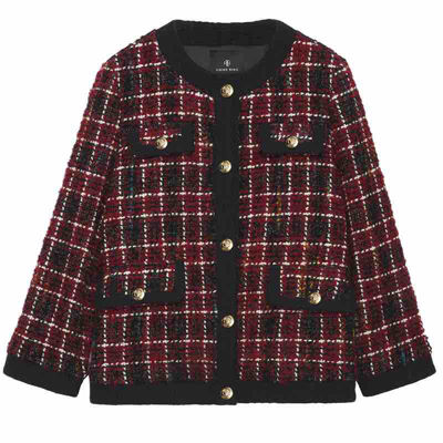 lydia jacket cherry plaid