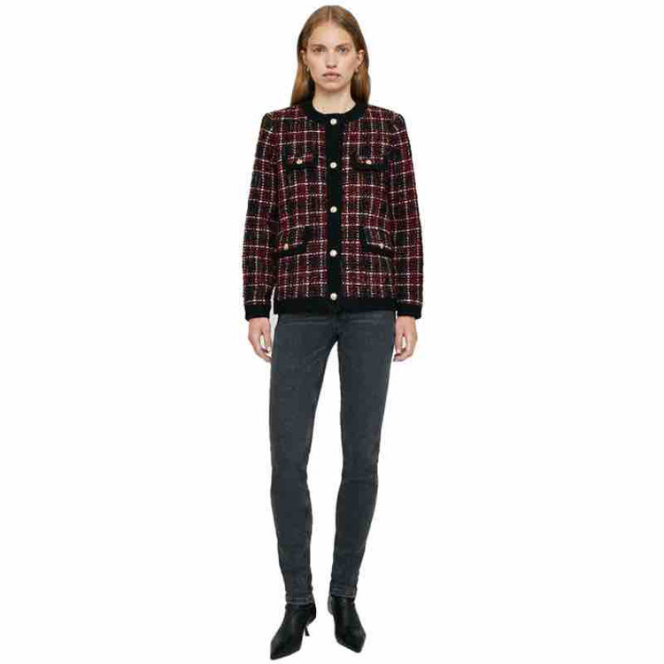 lydia jacket cherry plaid