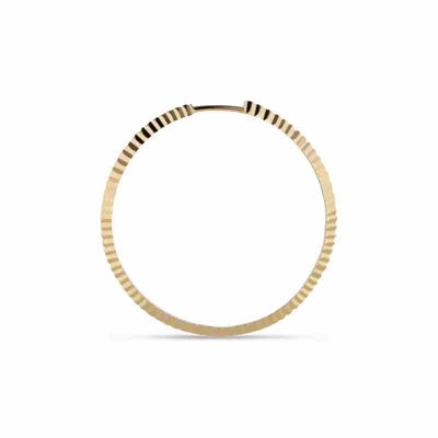 midi hoop  reflection gold
