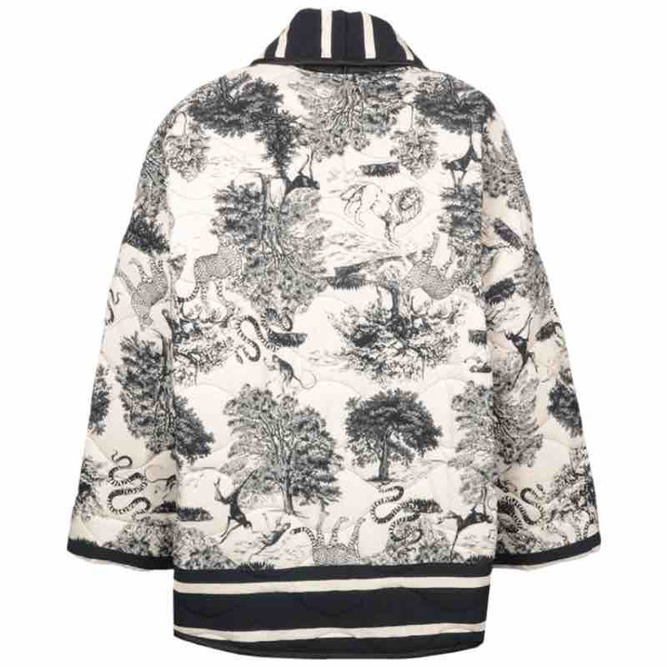 jakke quiltet print
