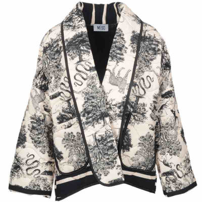 jakke quiltet print
