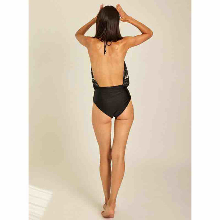 halter neck swimsuit