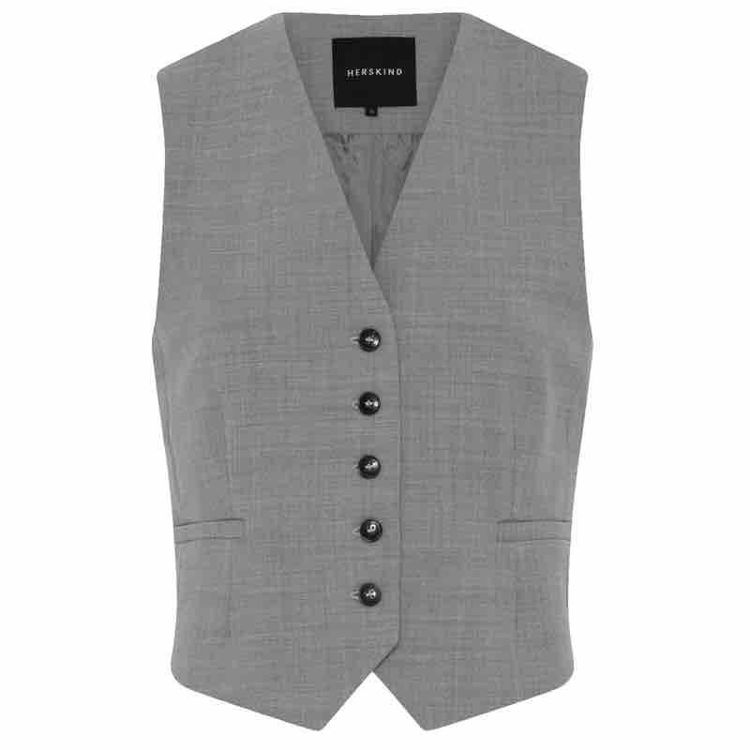 vest m. knapper